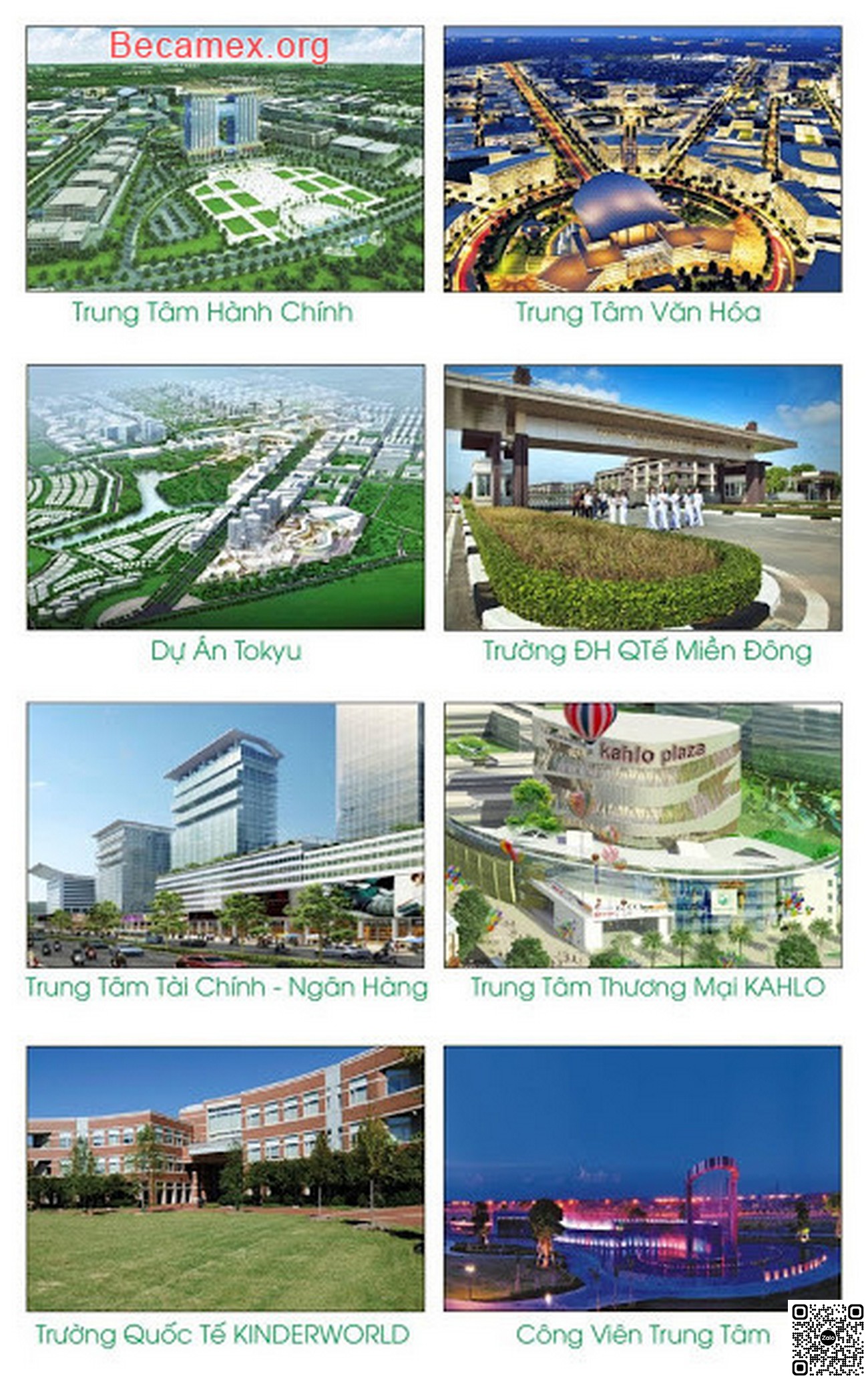 Tiện ích ngoại khu dự án nhà phố thương mại Phước Lộc Thọ