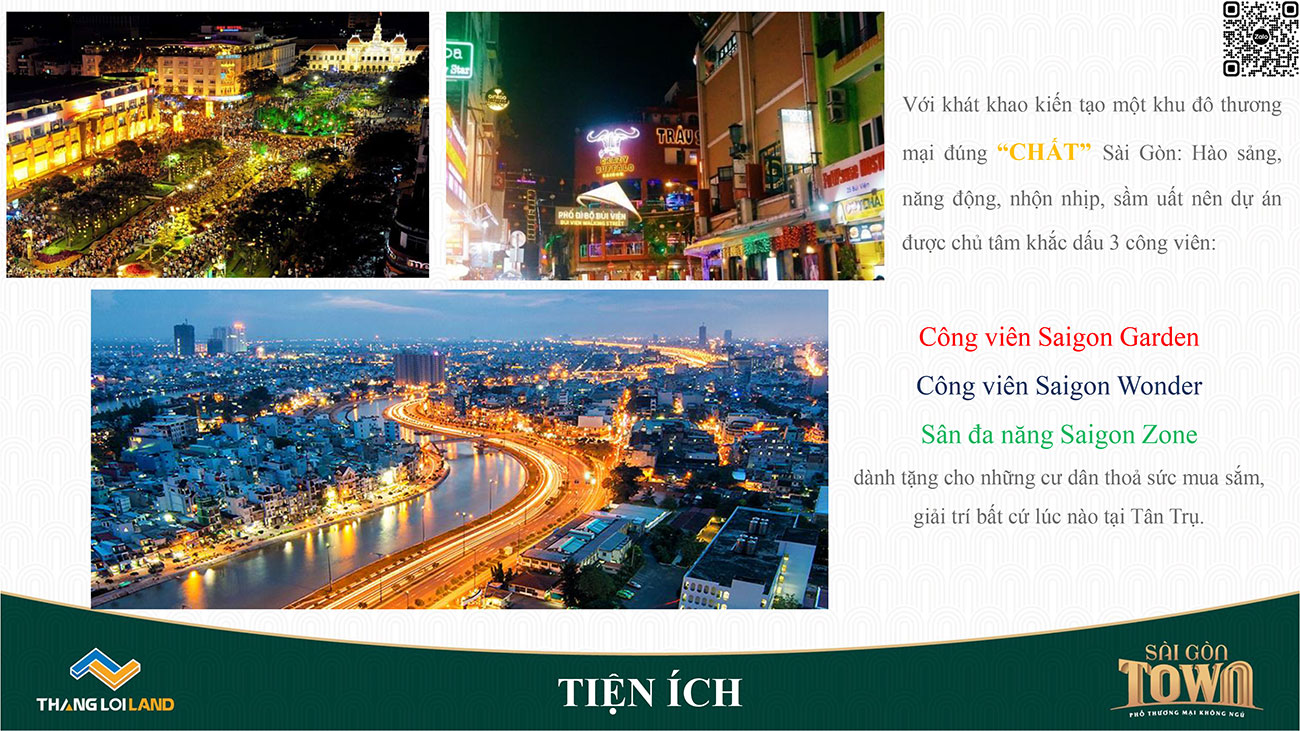 Tiện ích dự án Sài Gòn Town Tân Trụ