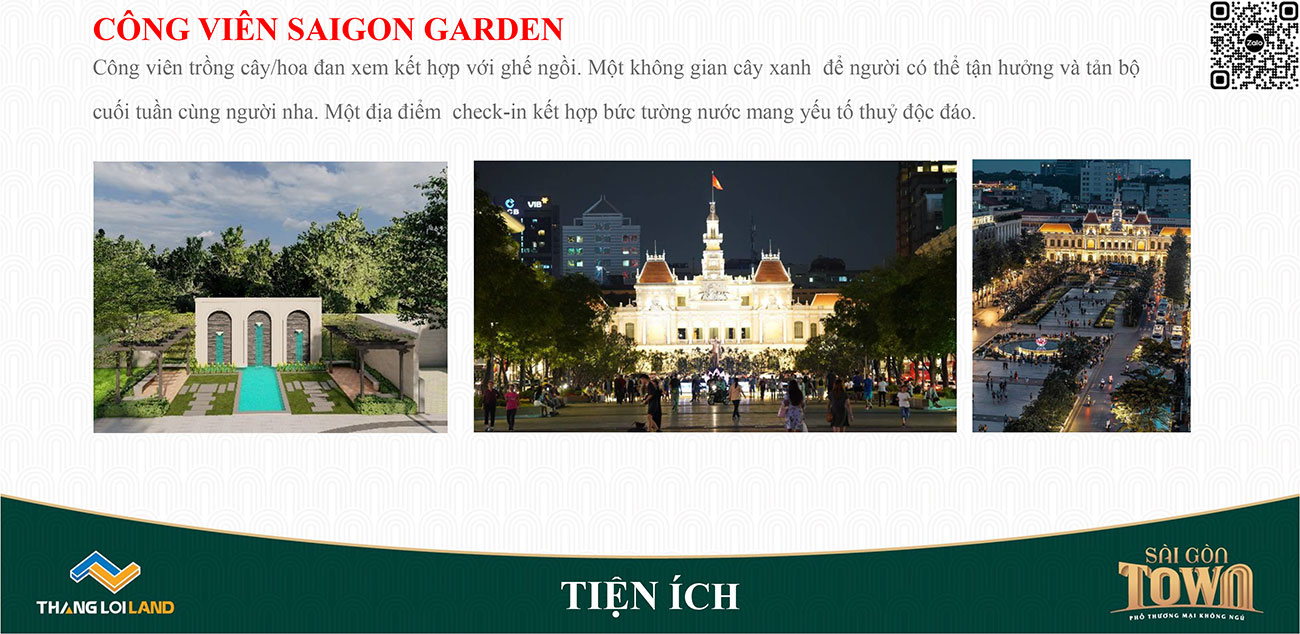 Tiện ích dự án Sài Gòn Town Tân Trụ
