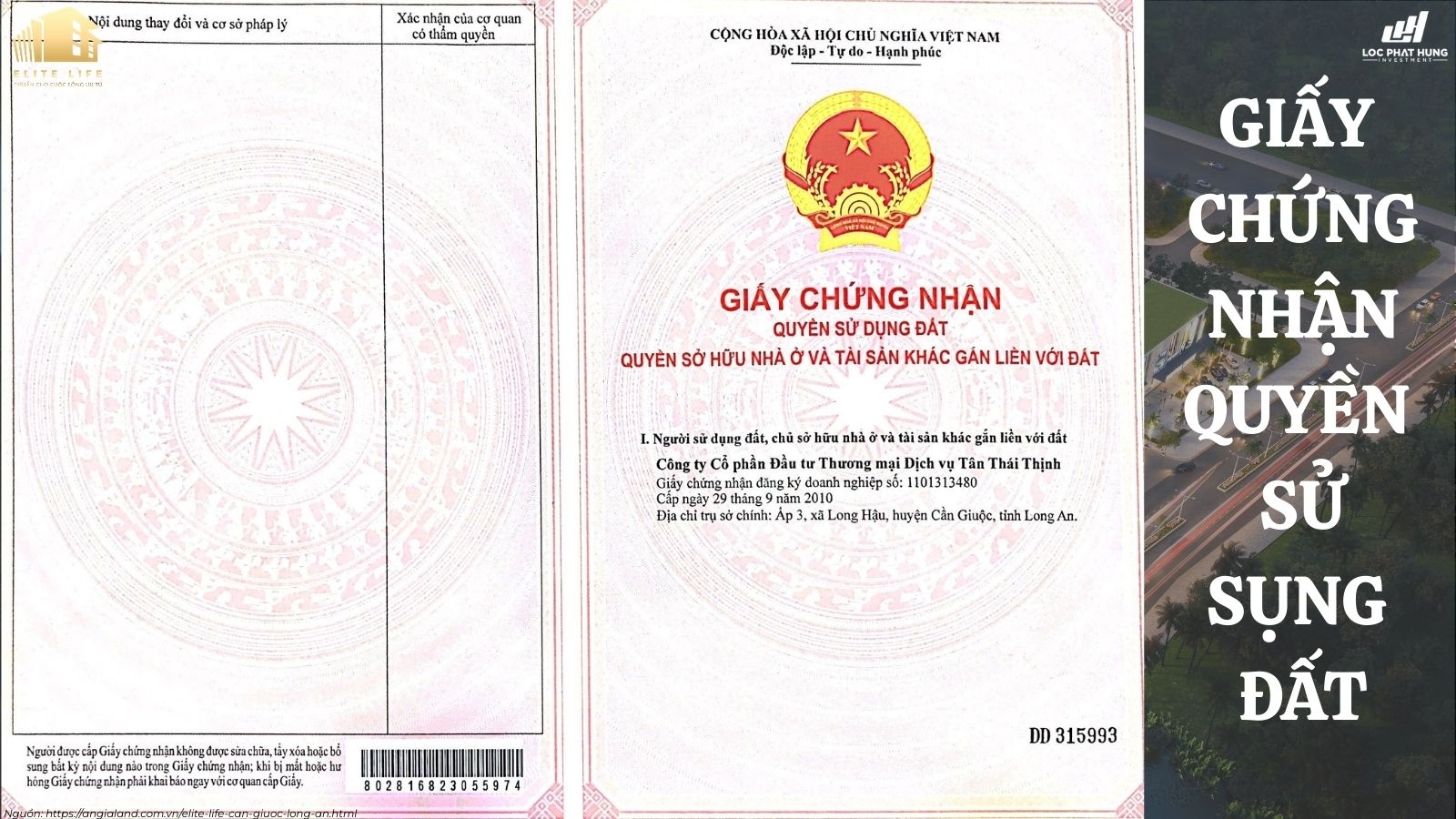 Pháp lý dự án Elite Life