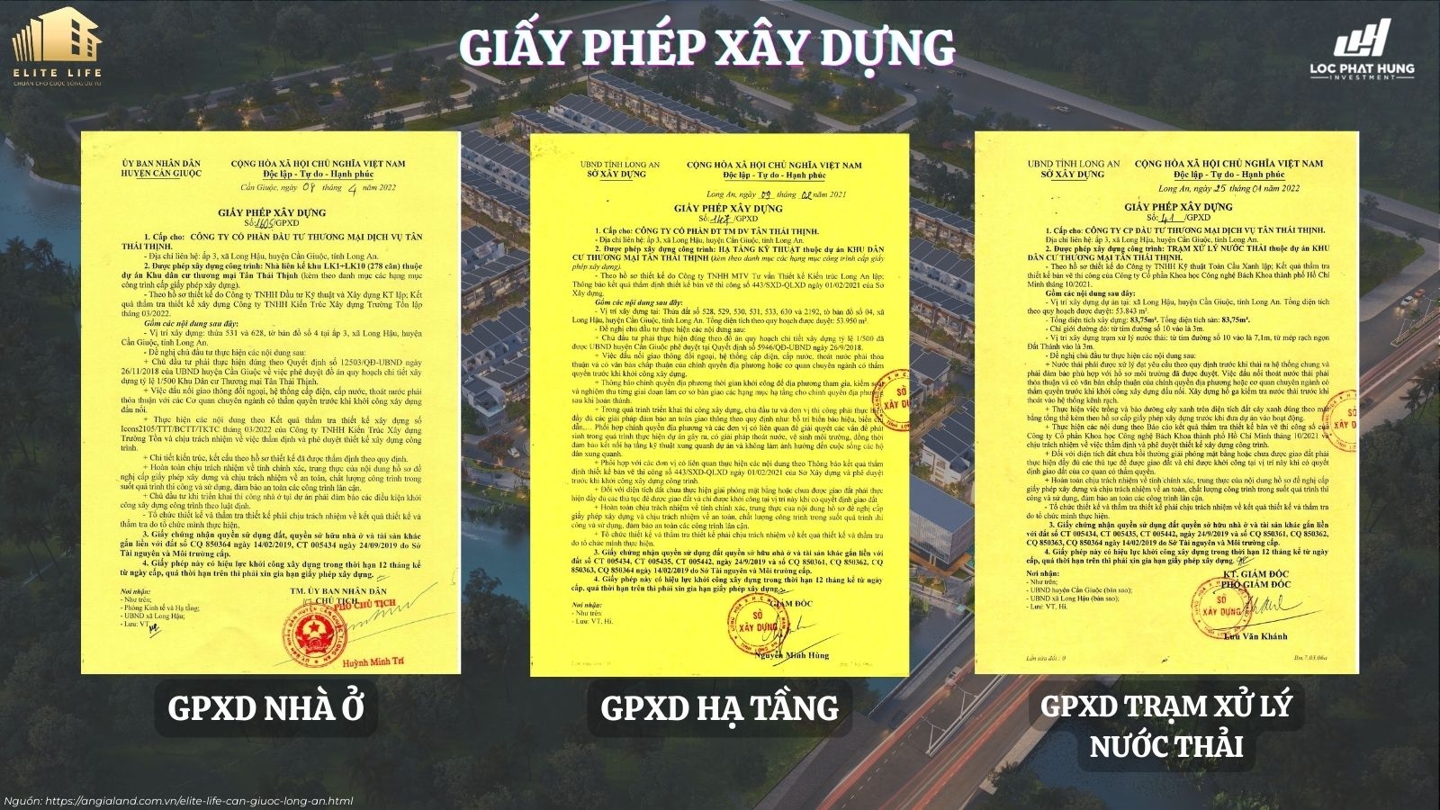 Pháp lý dự án Elite Life