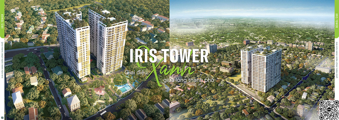Toàn cảnh dự án Iris Tower Bình Dương.