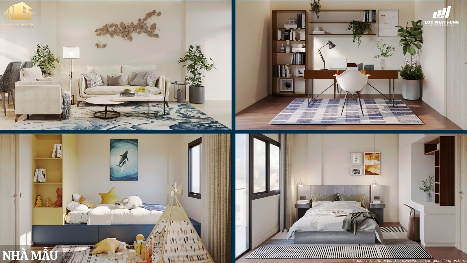 Thiết kế nhà mẫu dự án Elite Life