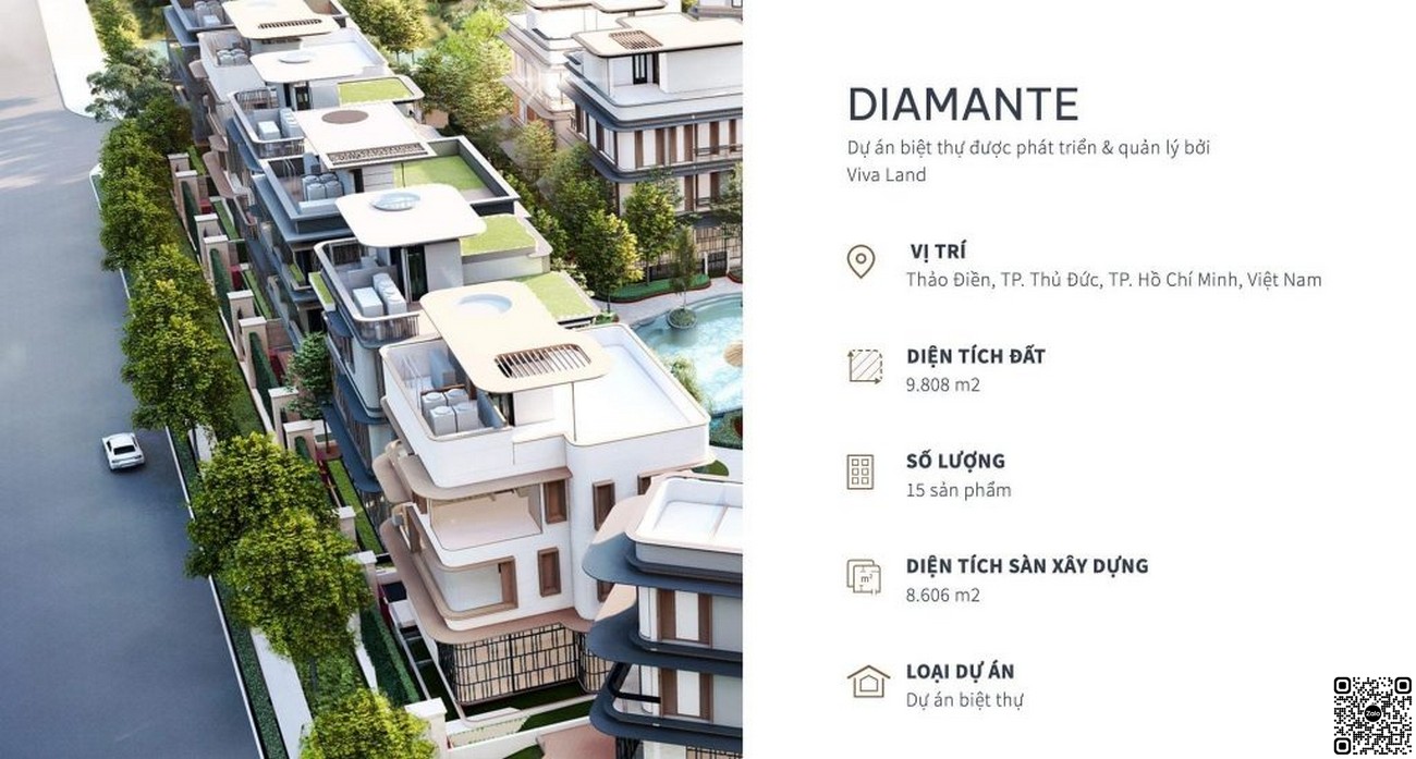 Thông tin dự án biệt thự Diamante Thảo Điền Quận 2