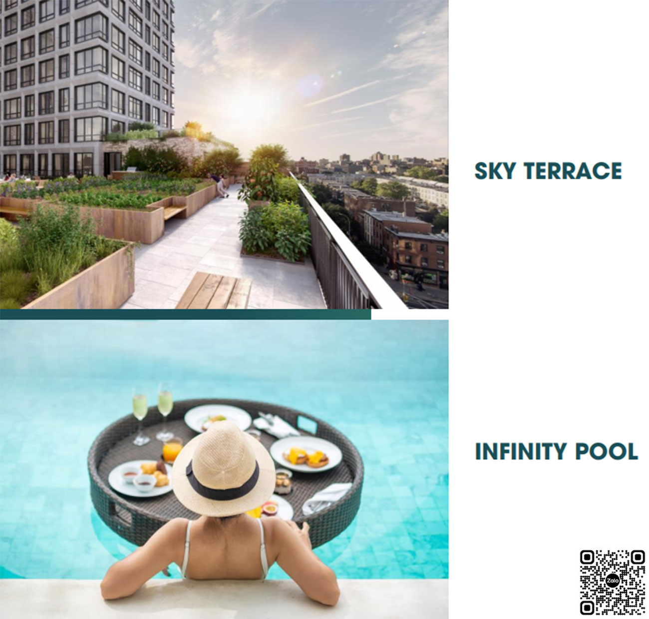 Sky Terrance và Infinity Pool