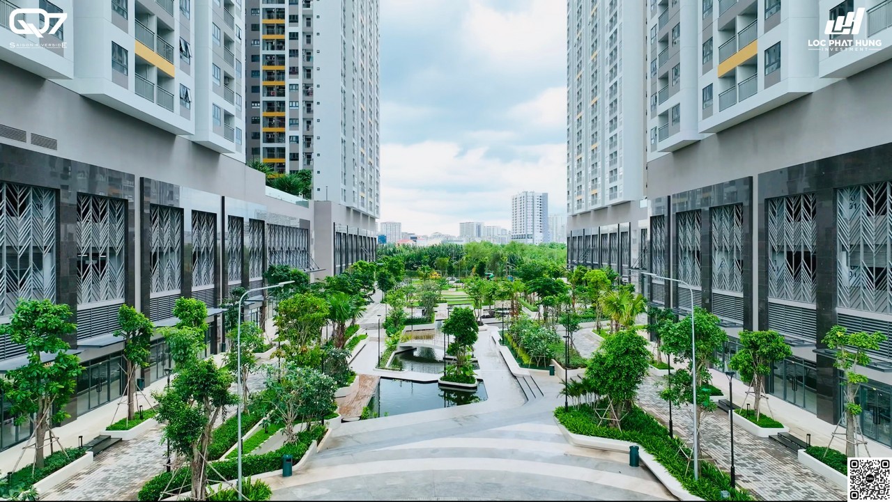 Tiện ích mảng xanh tại dự án Q7 Saigon Riverside Complex Hưng Thịnh Quận 7