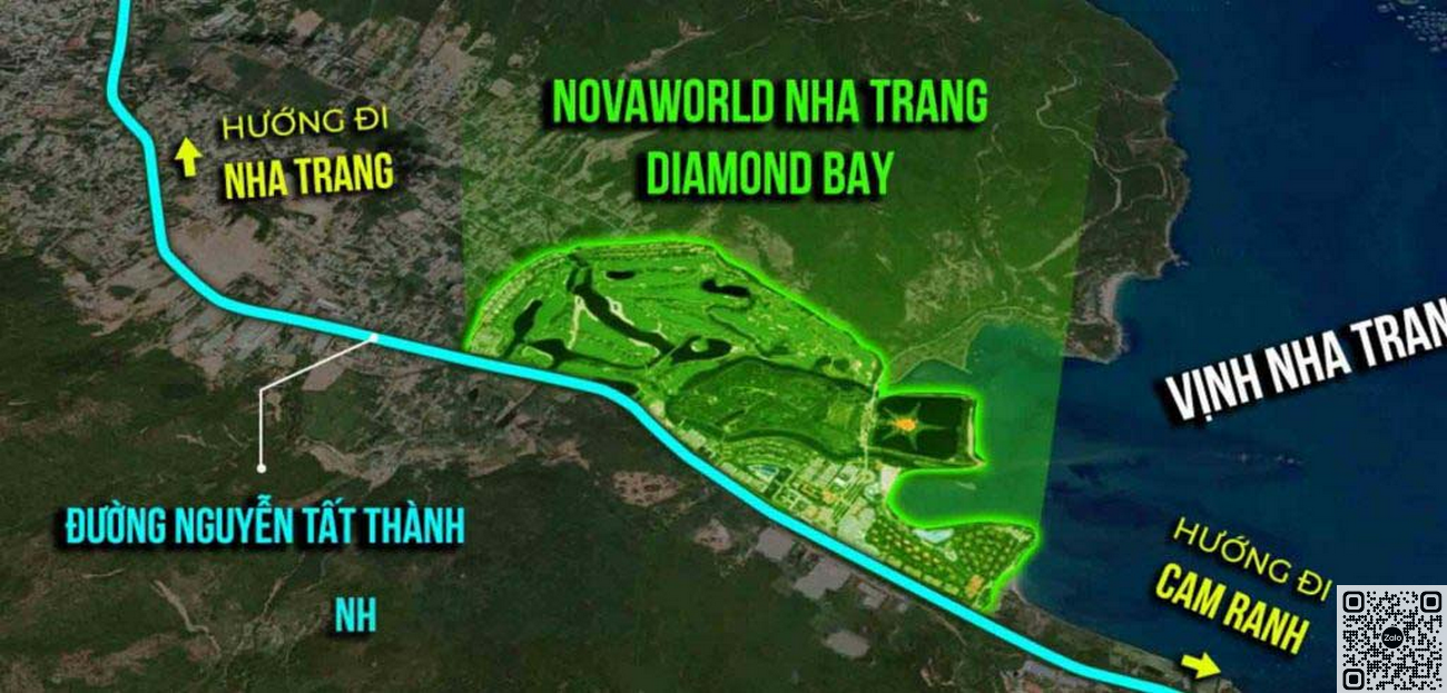 Sơ đồ liên kết hạ tầng Novaworld Nha Trang 