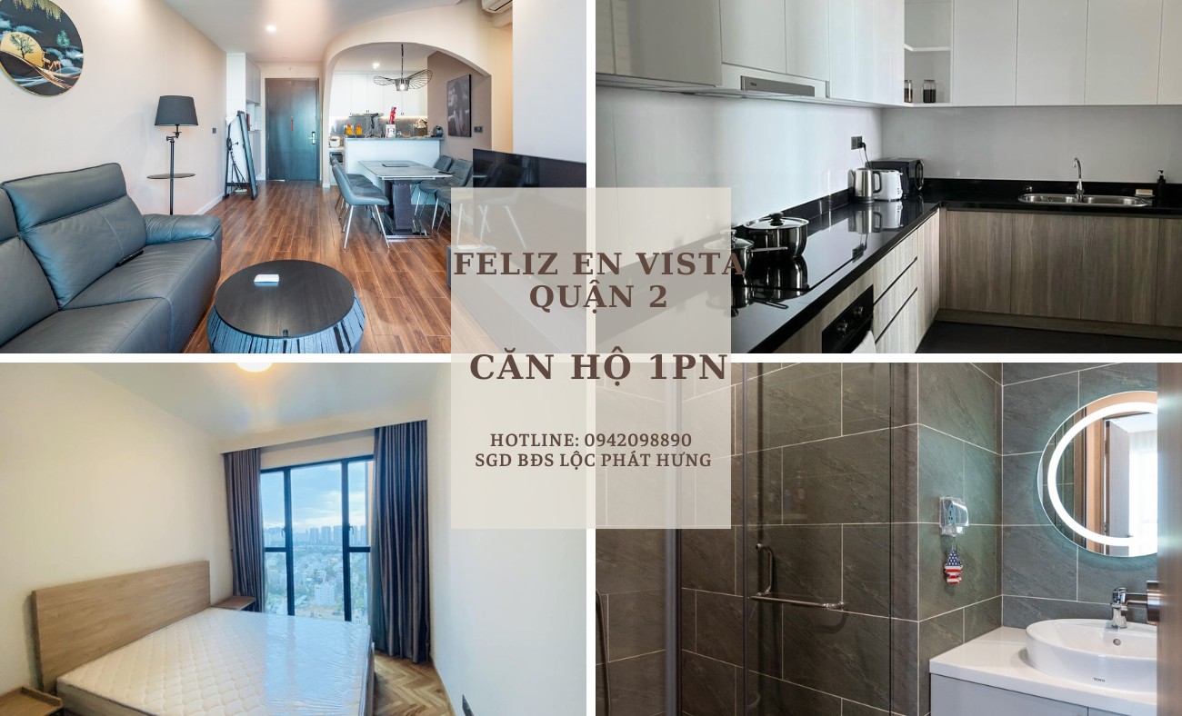 Hình ảnh thực tế căn hộ dự án Feliz En Vista Quận 2