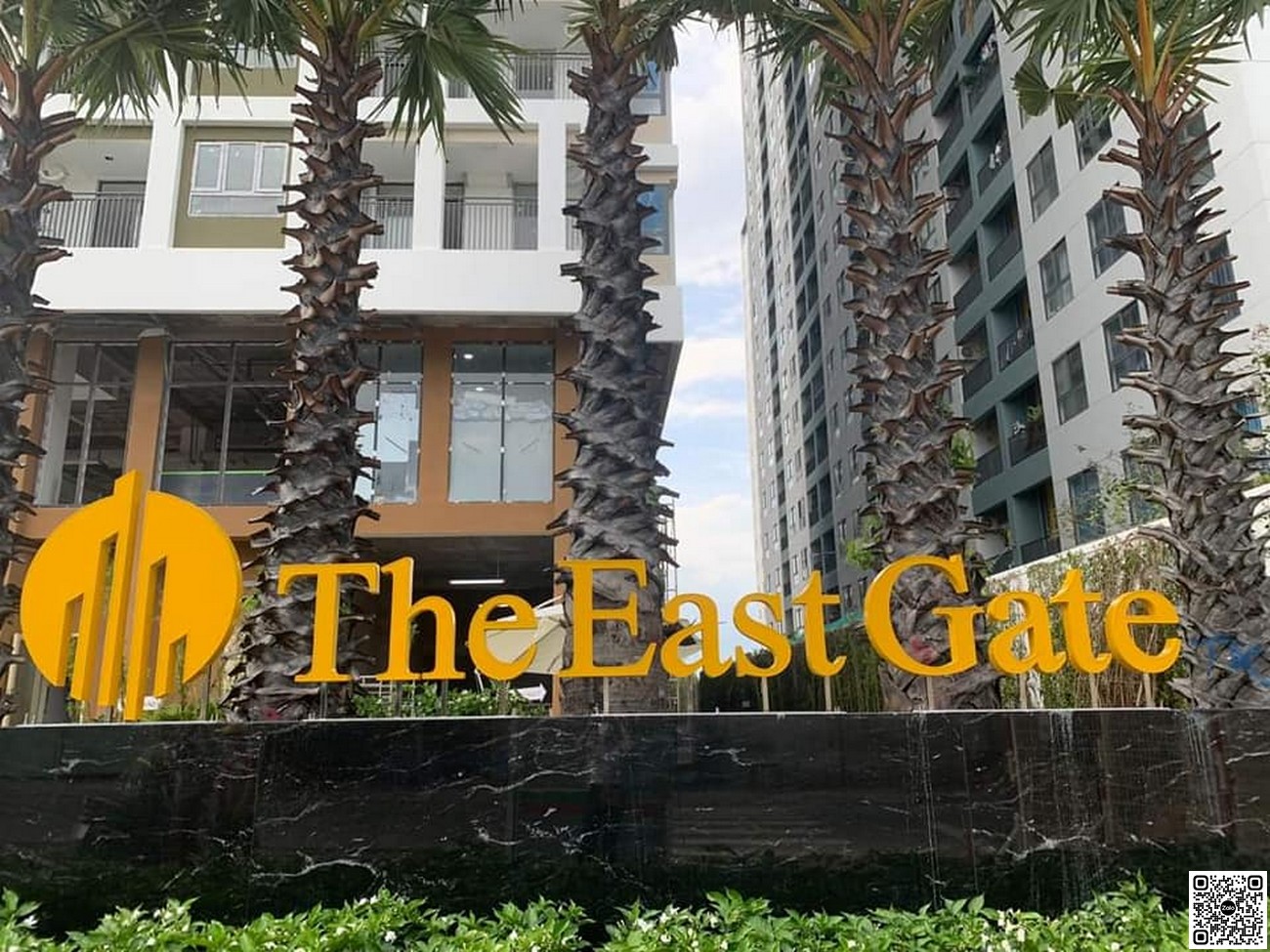 Cổng chào tên dự án The East Gate Dĩ An.