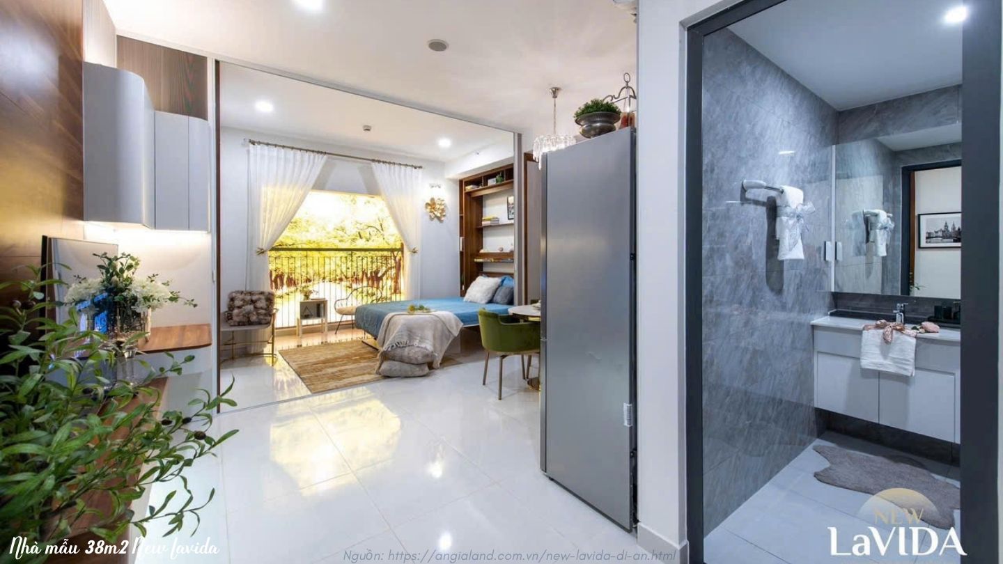 Nhà mẫu căn hộ New Lavida 37m2 Dĩ An