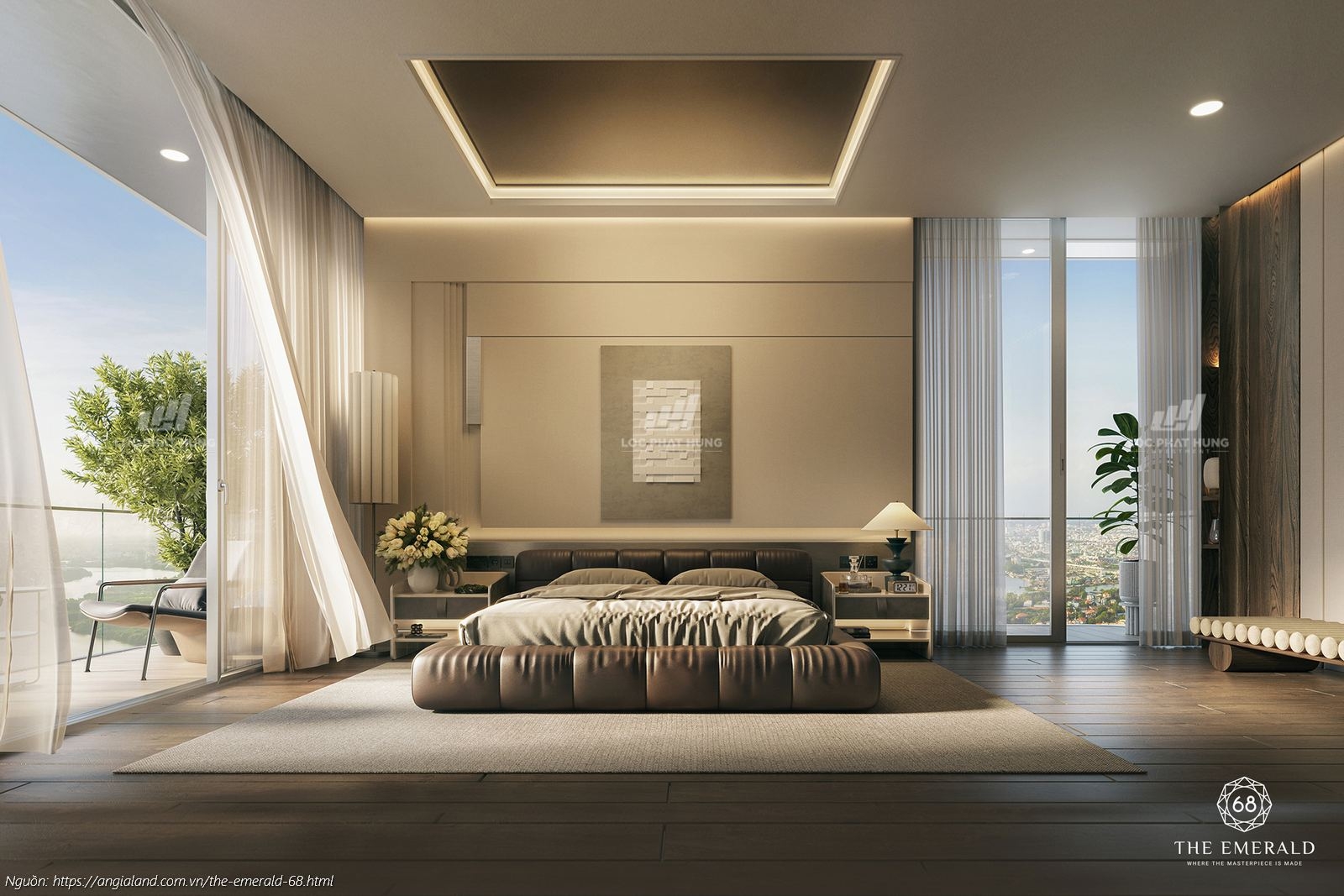 Nội Thất Căn Hộ Penthouse Dự ăn Căn Hộ Chung Cư Emerald 68