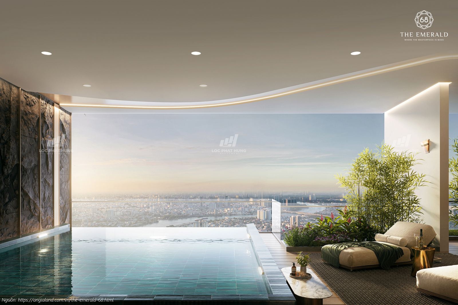 Nội Thất Căn Hộ Penthouse Dự ăn Căn Hộ Chung Cư Emerald 68