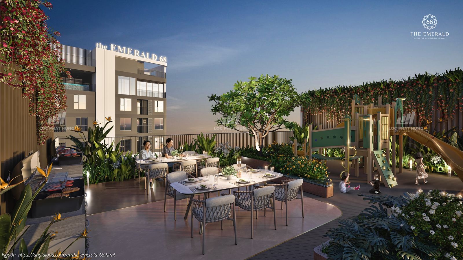 Tiện ích Dự án Căn Hộ Chung Cư The Emeral 68 P Bình Hòa