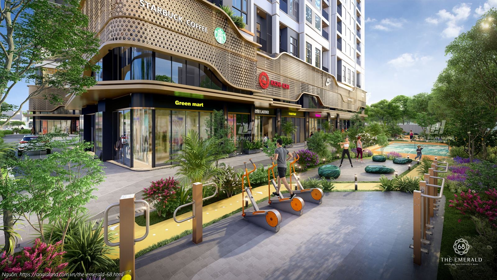 Tiện ích Dự án Căn Hộ Chung Cư The Emeral 68 P Bình Hòa