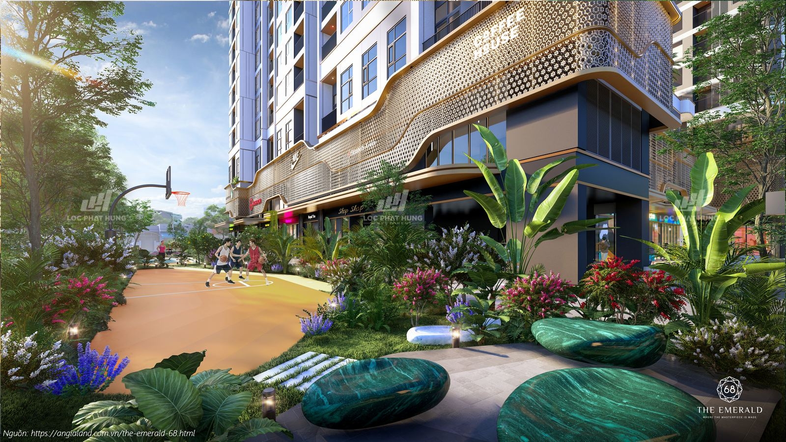 Tiện ích Dự án Căn Hộ Chung Cư The Emeral 68 P Bình Hòa