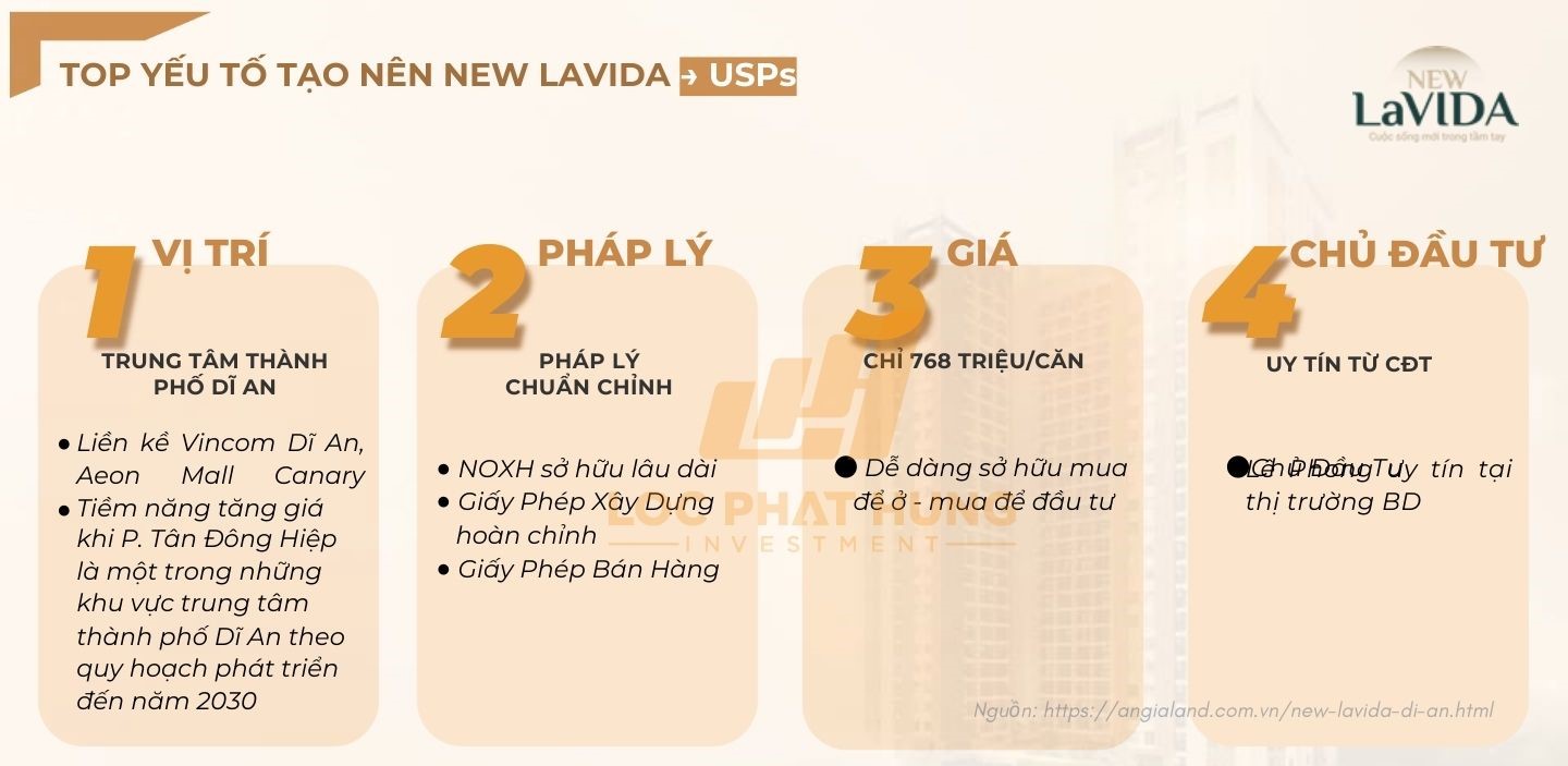 An tâm khu mua căn hộ New Lavida Dĩ An Bình Dương