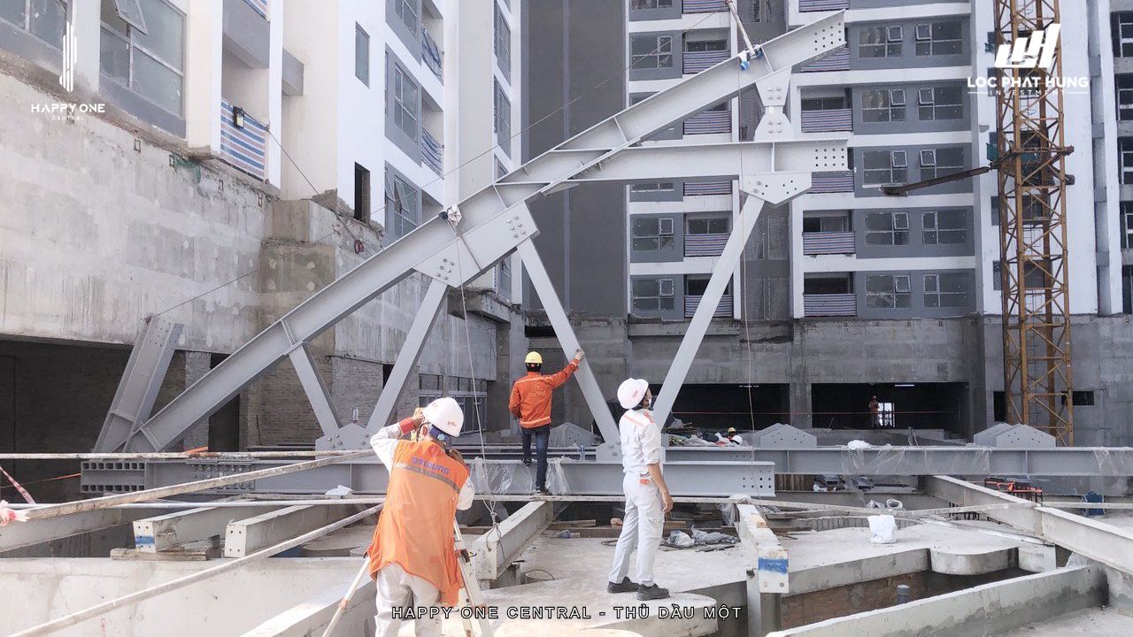 Tiến độ xây dựng dự án căn hộ Happy One Central Thủ Dầu Một Bình Dương tháng 10/2023