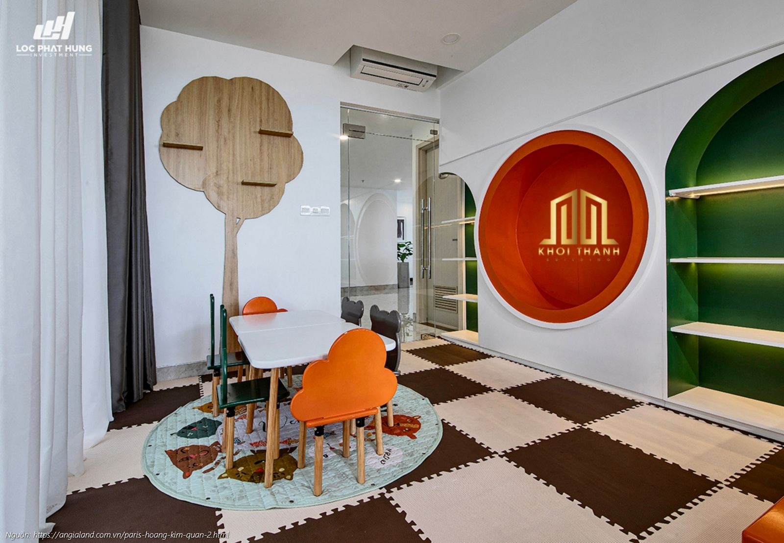 Tiện ích khu vui chơi trẻ em an toàn và hiện đại tại Paris Hoàng Kim Quận 2