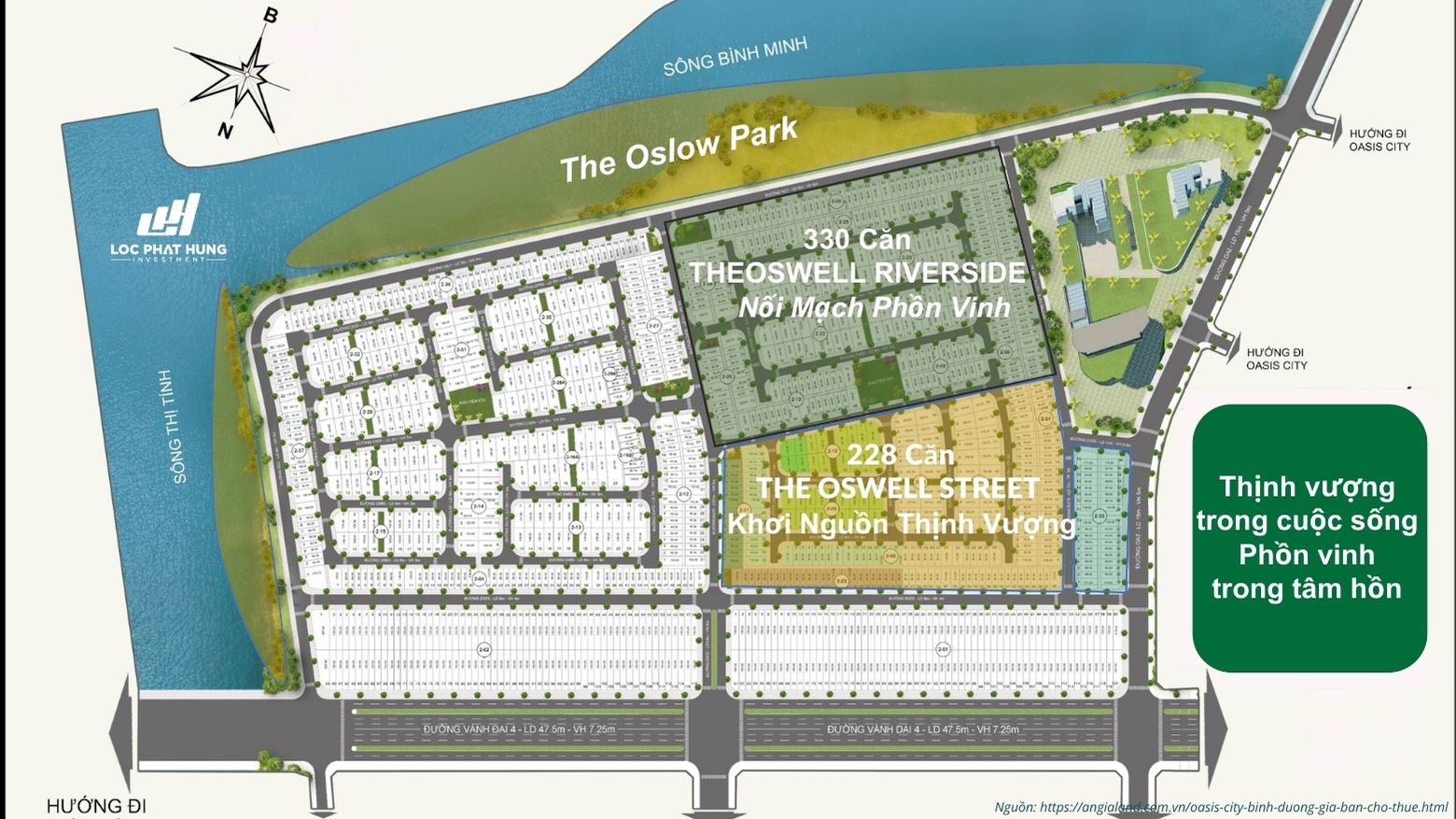 Mặt bằng dự án biệt thự Nhà Phố The Oasis Riverside P. Thới Hòa Mặt bằng dự án biệt thự Nhà Phố The Oasis Riverside P. Thới Hòa