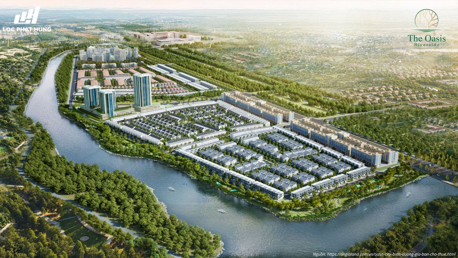 Mua bán cho thuê dự án biệt thự Nhà Phố The Oasis Riverside P. Thới Hòa Mua bán cho thuê dự án biệt thự Nhà Phố The Oasis Riverside P. Thới Hòa