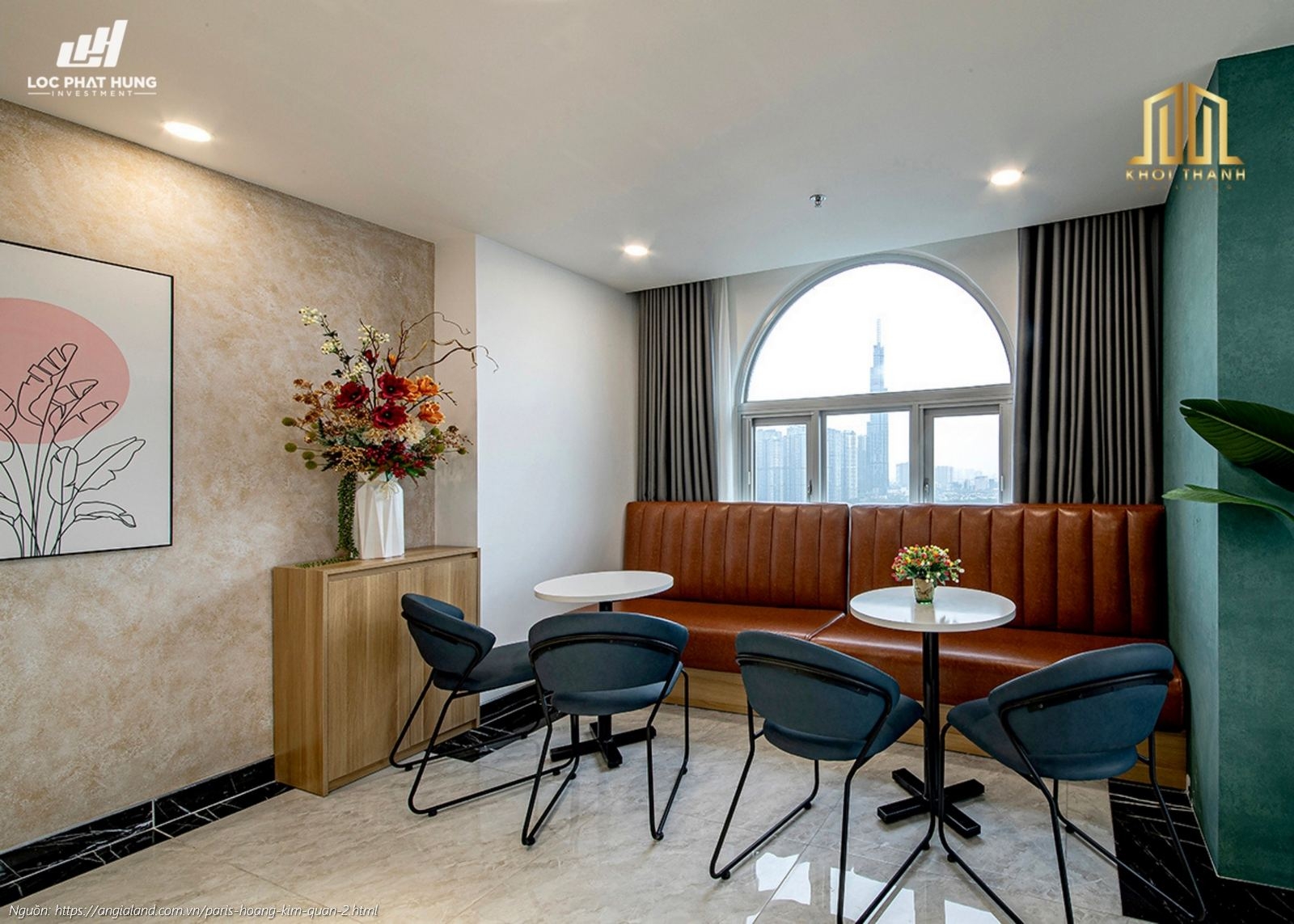 Tiện ích phòng tiệc sang trọng tại dự án Paris Hoàng Kim Quận 2