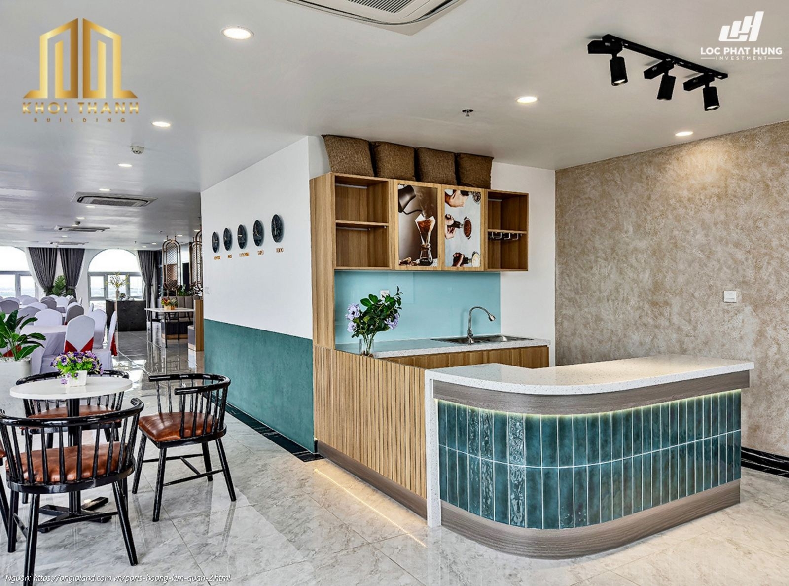 Tiện ích phòng tiệc sang trọng tại dự án Paris Hoàng Kim Quận 2