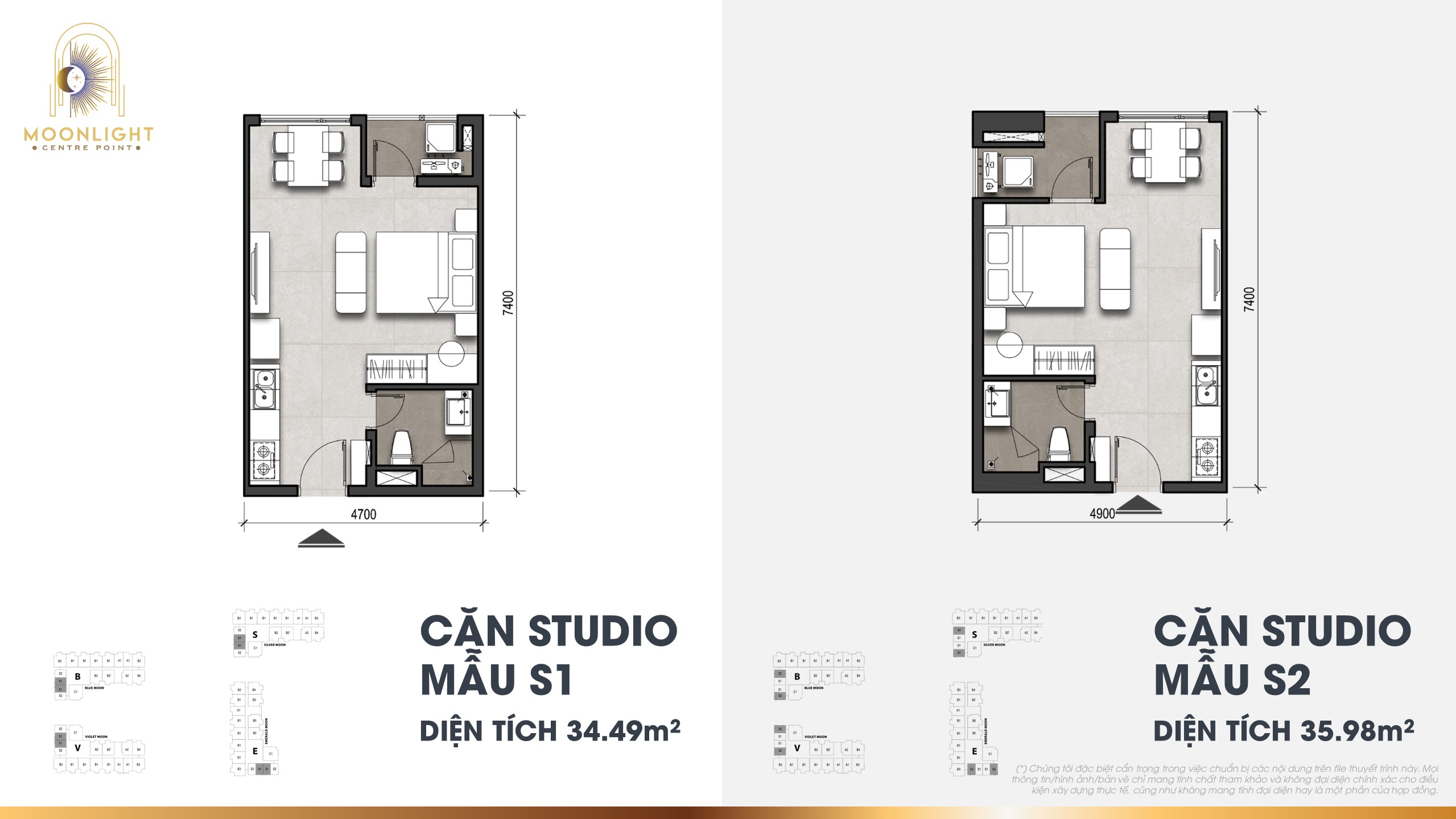 Thiết kế chi tiết căn hộ chung cư diện tích 33-35m2 Avata THủ Đức