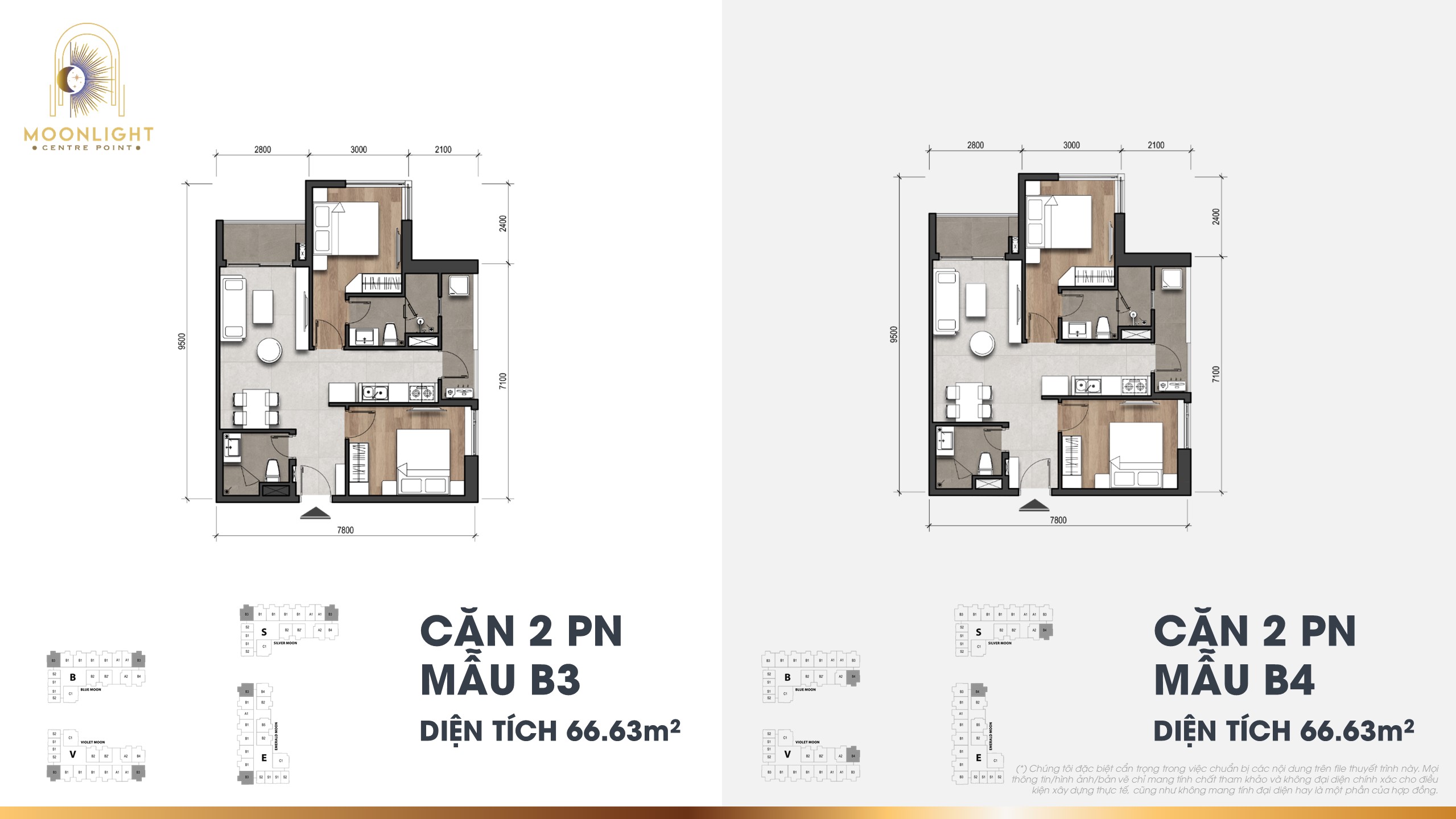 Thiết kế chi tiết căn hộ chung cư diện tích 66-63 Avatar THủ Đức