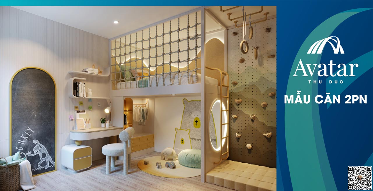 Phong cách thiết kế phòng ngủ 2 nhà mẫu căn hộ Avatar Thủ Đức loại 2 Phòng ngủ