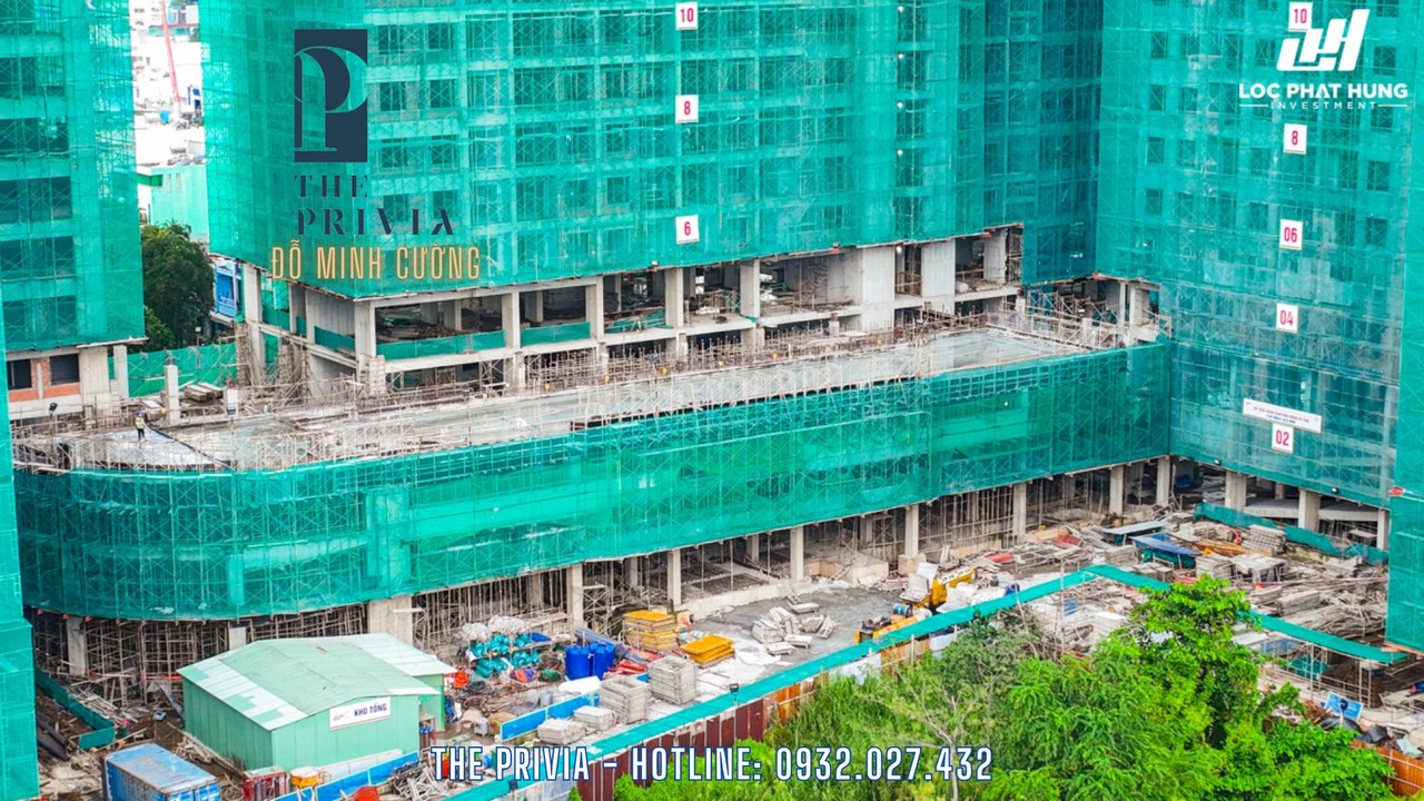 Tiến độ xây dựng The Privia Khang Điền tháng 31/10/2023