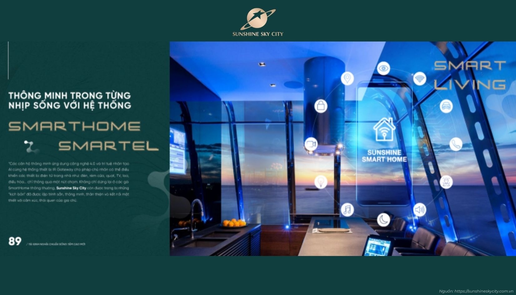 Công nghệ Smart City của dự án Sunshine Sky City Quận 7