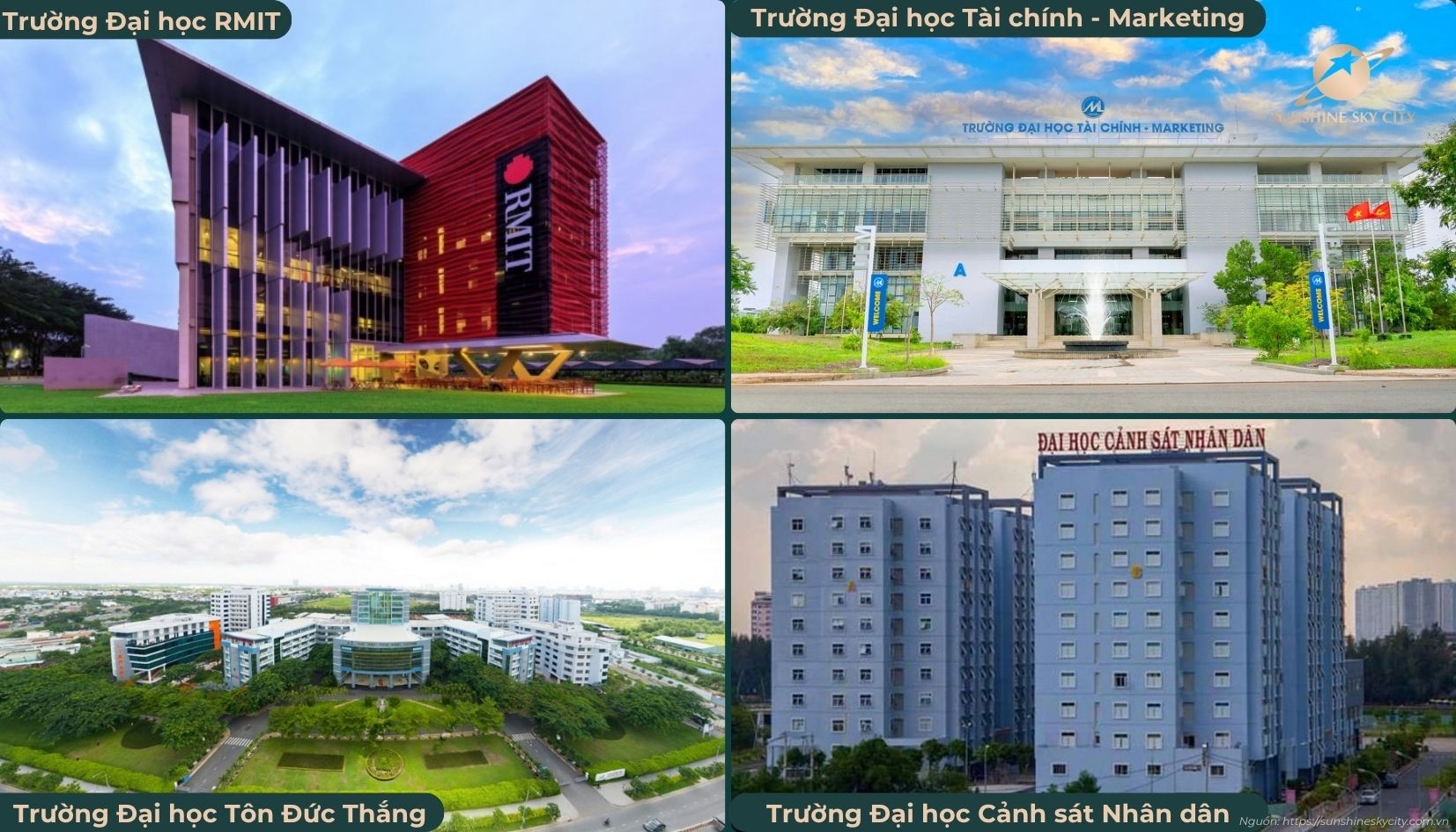 Hệ Thống Tiện ích Ngoại Khu Dự án Sunshine Sky City Quận 7