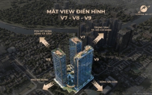 Mặt Bằng View điển Hình Dự án Sunshine Sky City Quận 7
