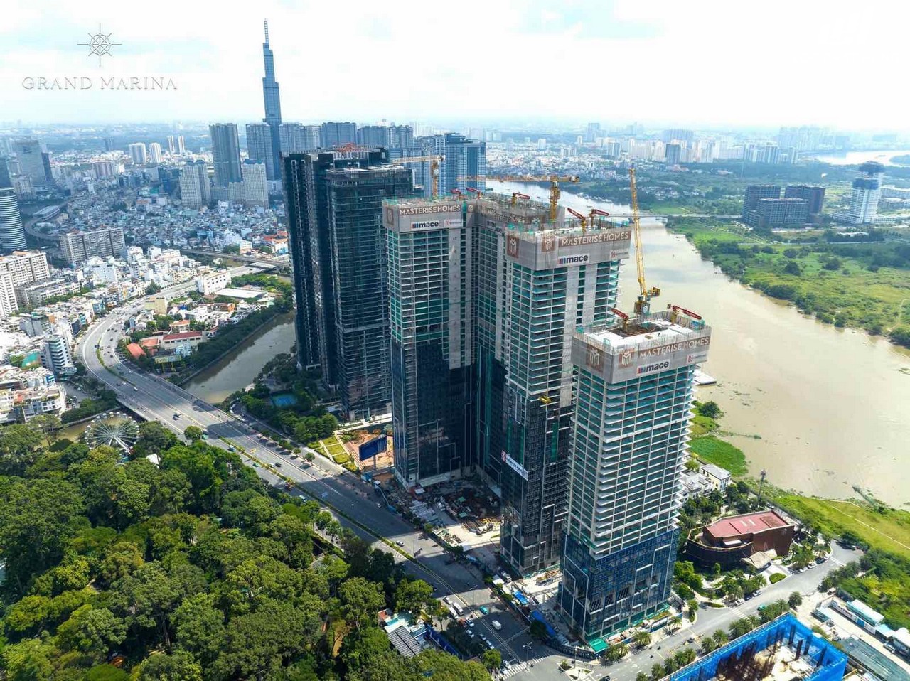 Tiến độ xây dựng Grand Marina Saigon tháng 10.2023
