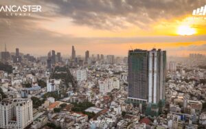 Tiến độ xây dựng căn hộ chung cư Lancaster Legacy Quận 1 chụp ngày 17/01/2024