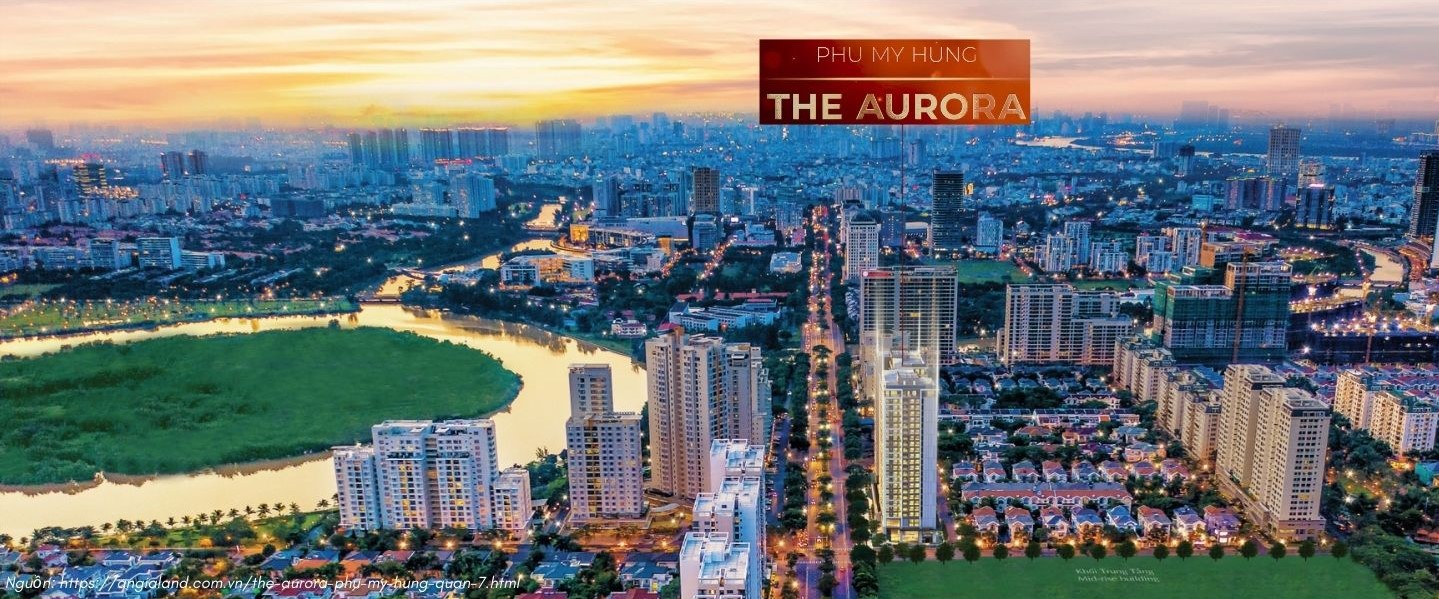 Toàn cảnh căn hộ chung cư The Aurora Quận 7 Đường Nguyễn Lương Bằng