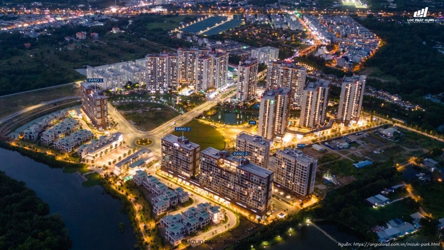 Toàn cảnh dự án căn hộ chung cư Mizuki Park Nam Long Bình Chánh 04/2024