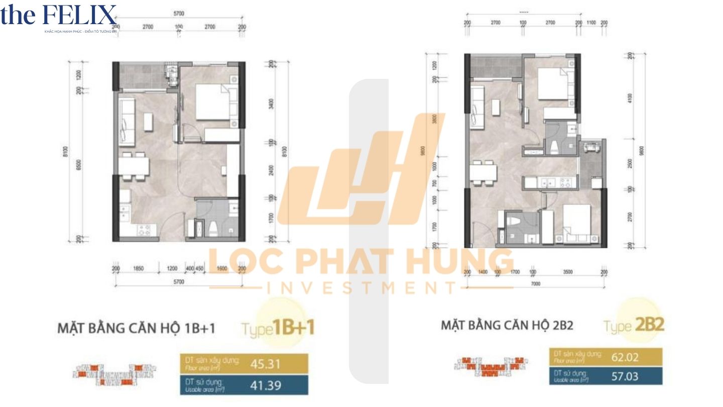 Thiết kế dự án căn hộ chung cư The Felix Thuận An