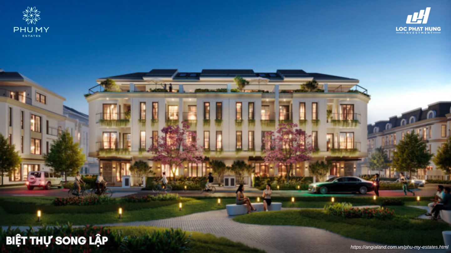 Trung tâm thương mại dự án nhà phố, biệt thự Phu My Estate