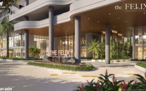 Sảnh đón dự án căn hộ chung cư The Felix Thuận An