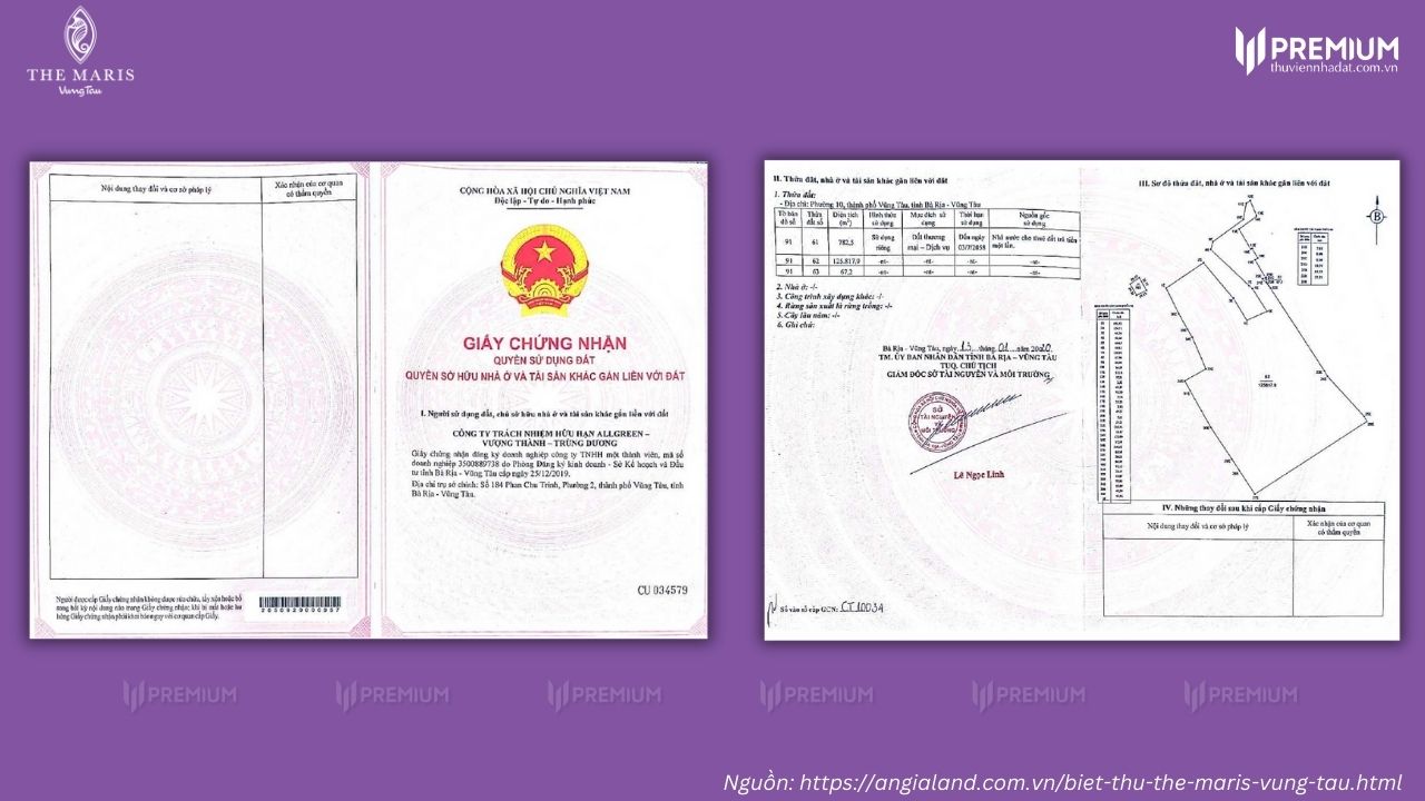 Sở đỏ tổng The Maris Vũng Tàu