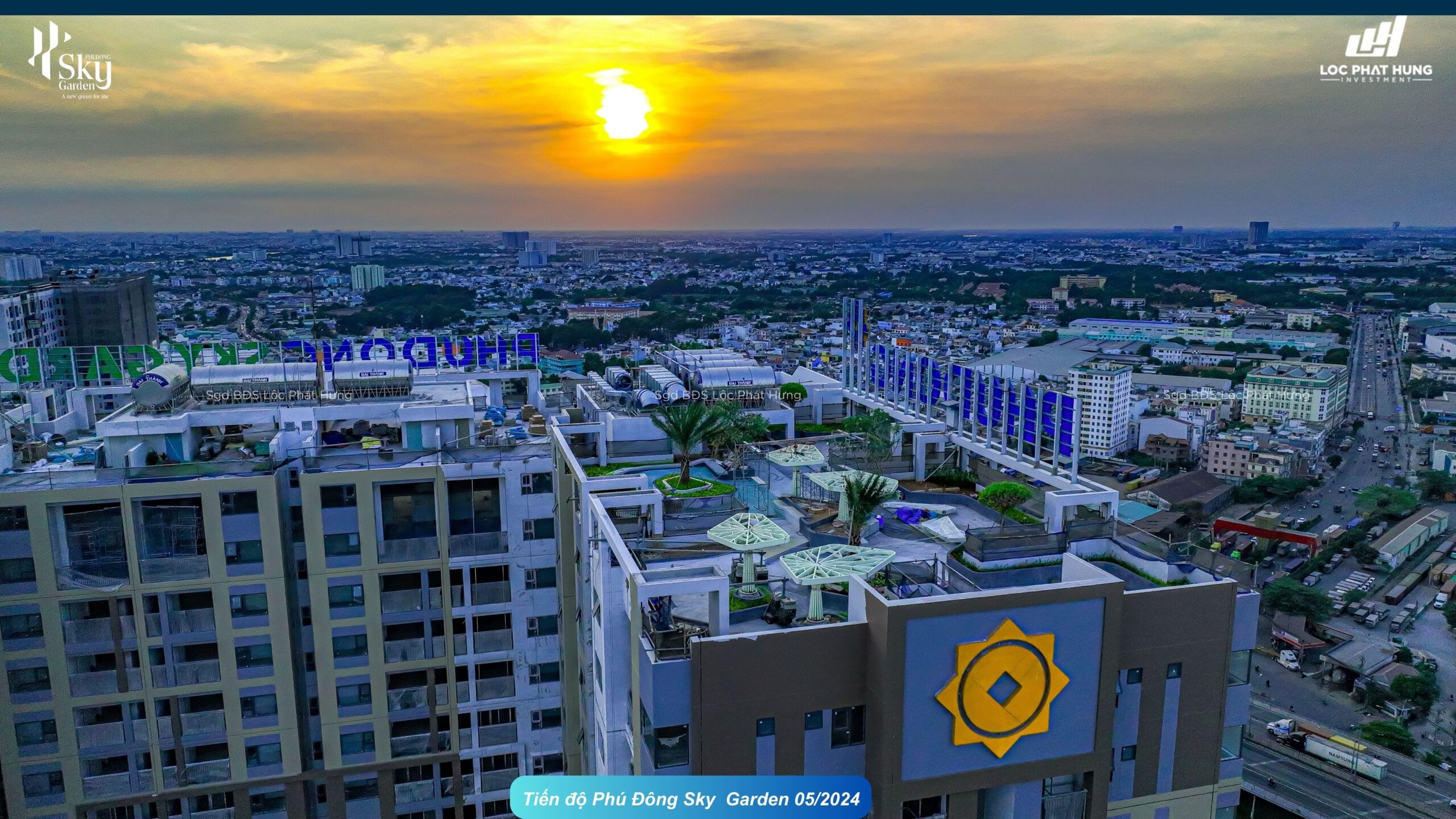 Căn hộ Phú Đông Sky Garden về đêm