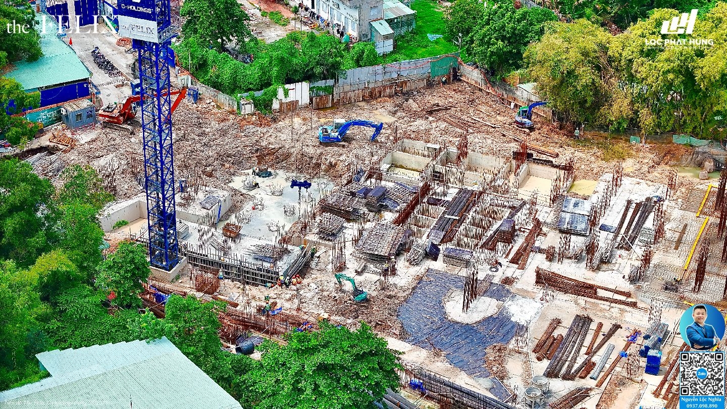 Tiến độ xây dựng dự án The Felix C-Holdings P. Bình Hòa tháng 05/2025