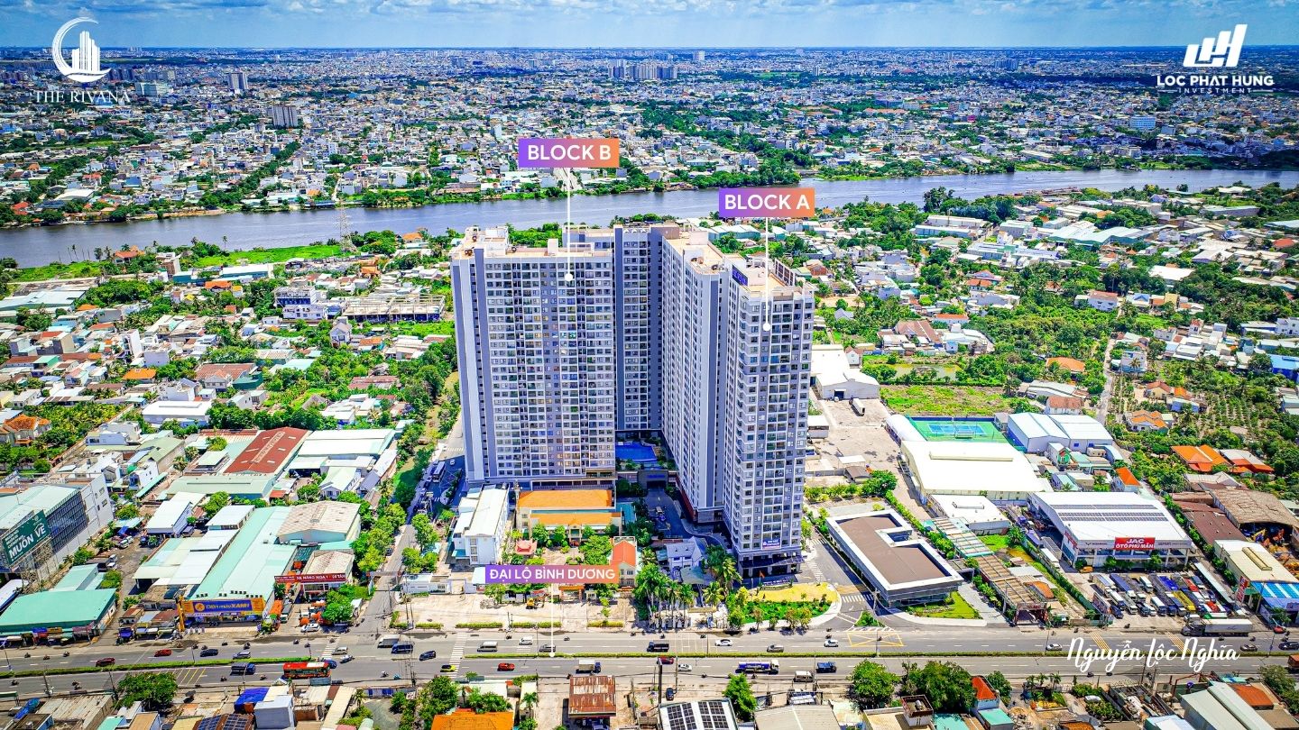 Toàn cảnh mua bán cho thuê chung cư The Rivana Thuận An Bình Dương