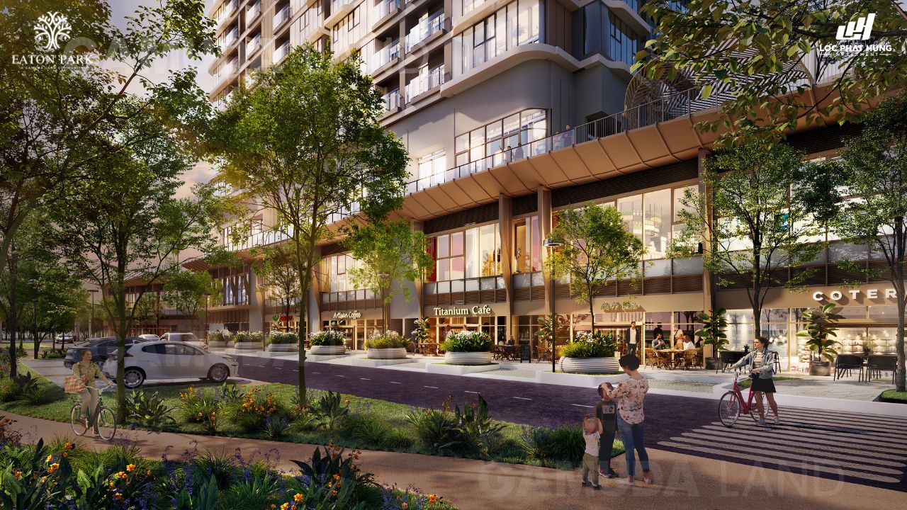 Phối cảnh Shophouse Eaton Park Quận 2