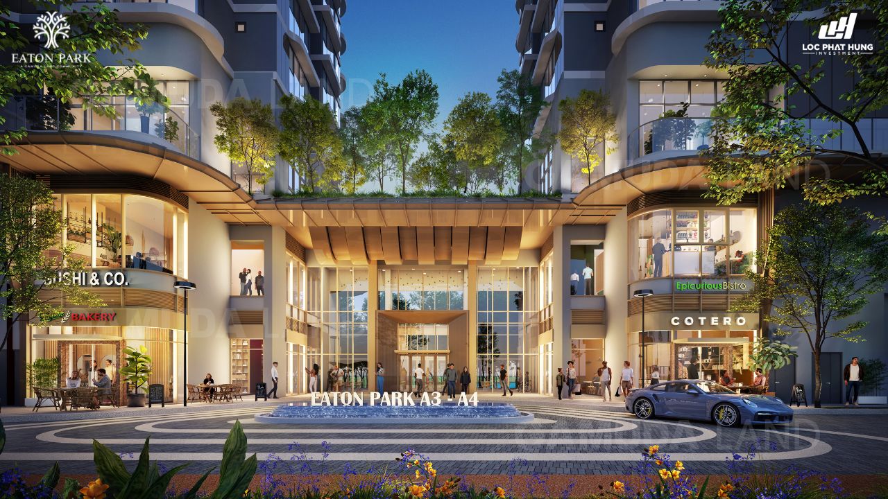 Phối cảnh Shophouse Eaton Park Quận 2