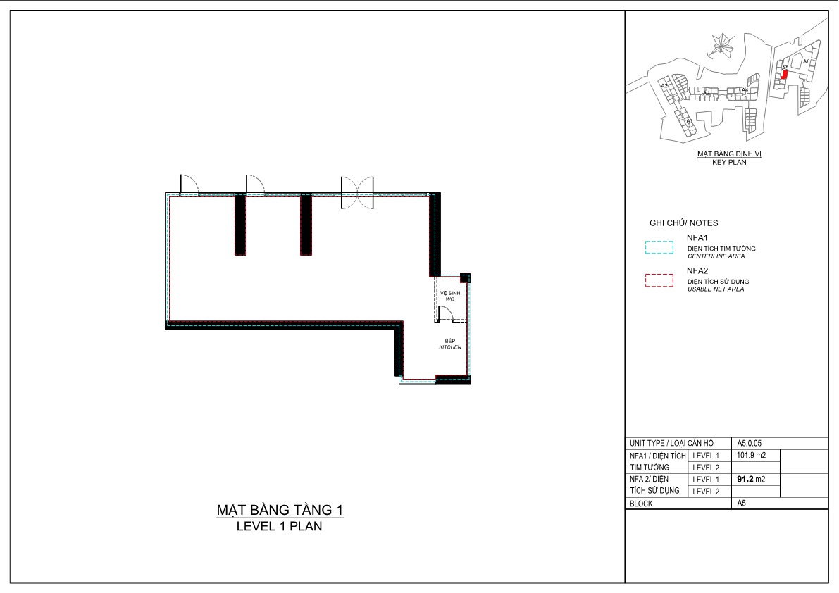 Mặt bằng Shophouse Eaton Park Quận 2