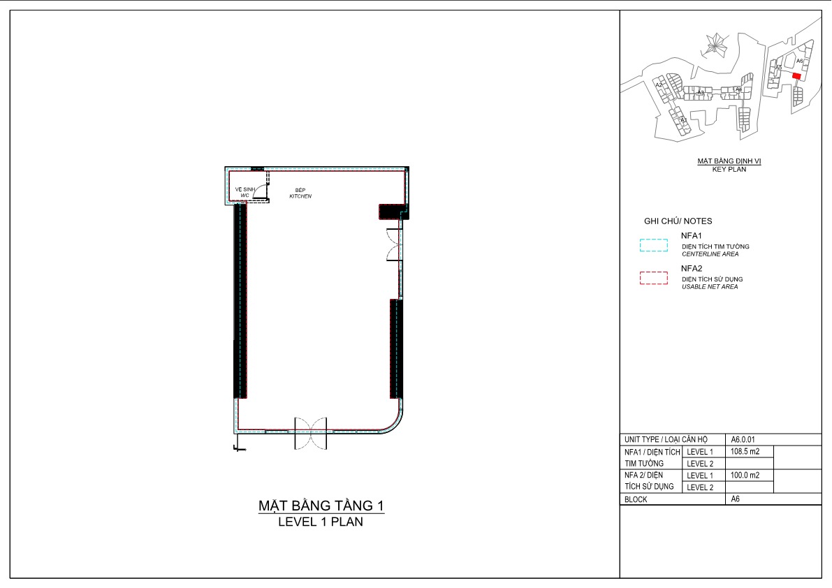 Mặt bằng Shophouse Eaton Park Quận 2