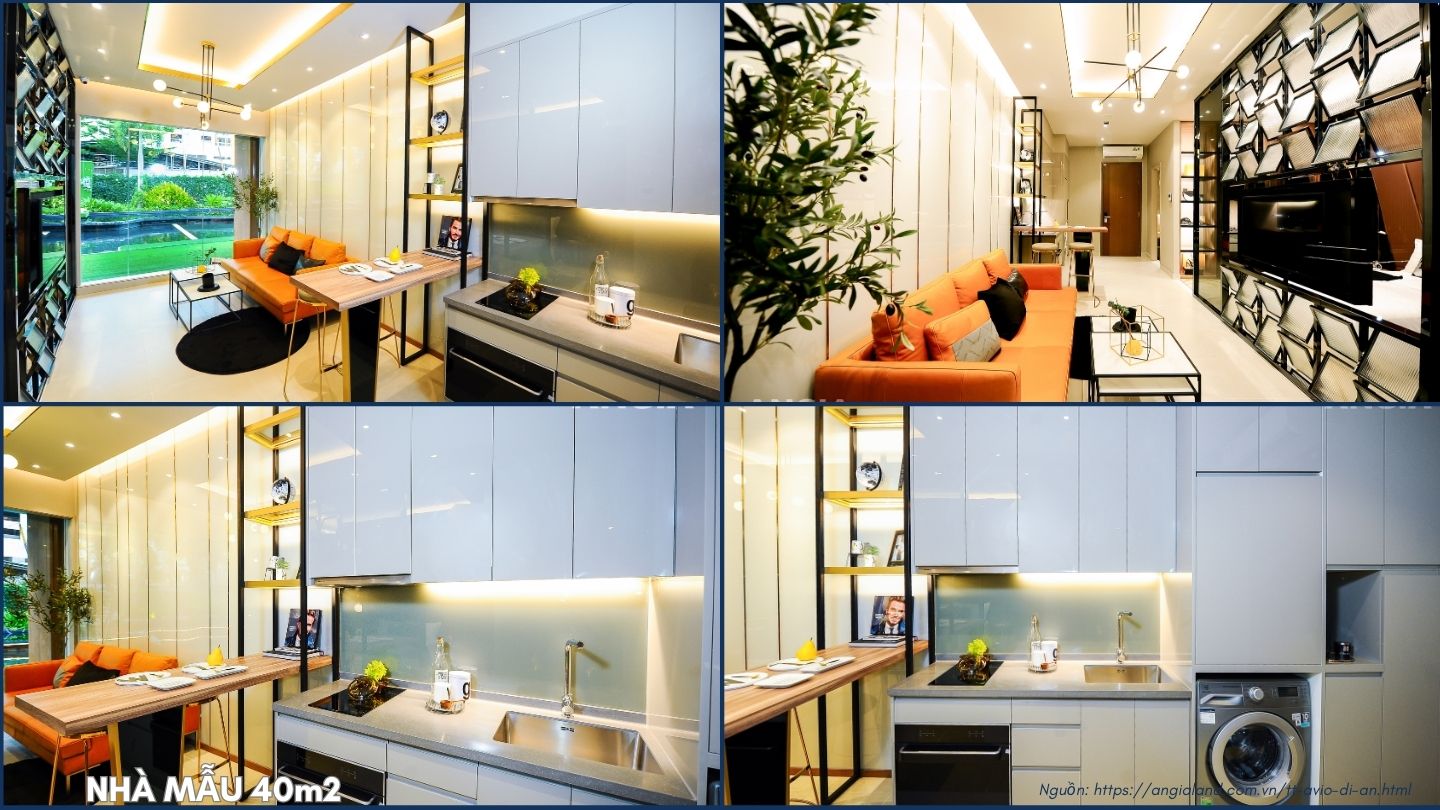 Nhà mẫu dự án căn hộ chung cư TT Avio Dĩ An - Loại 40m2