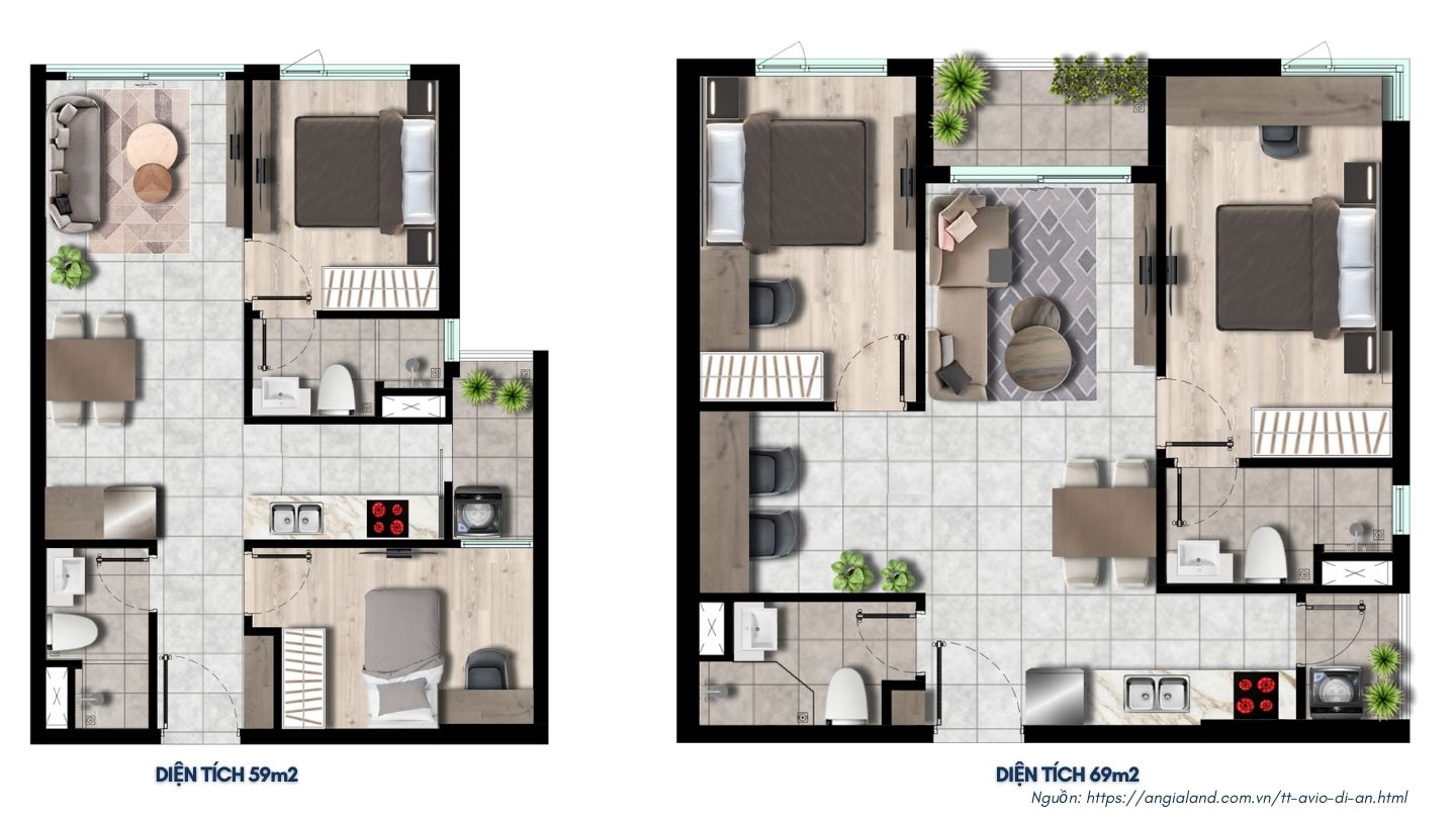 Thiết kế dự án căn hộ chung cư TT Avio Dĩ An